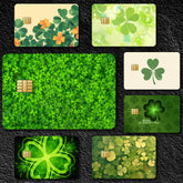 Four-Leaf Clover Credit Card Skin Stickers Skin pack of 7 atm card skins